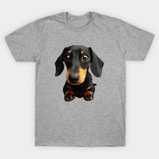 Dachshund Puppy Eyes Cute Dog T-Shirt